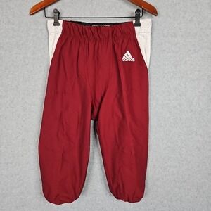 Adidas Woven A1 Stock Football Pants Men's Size Large Burgundy New GG7406